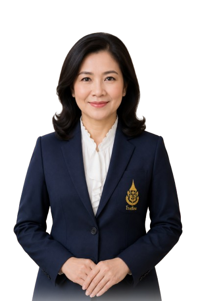 ภาพถ่ายผู้อำนวยการโรงเรียน นางสาวพิมพ์ชนก แสงอรุณ